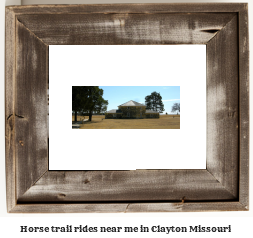 horse trail rides near me in Clayton, Missouri